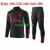 Manchester United Barn Tränings Sweatshirtställ Svart 2023/24